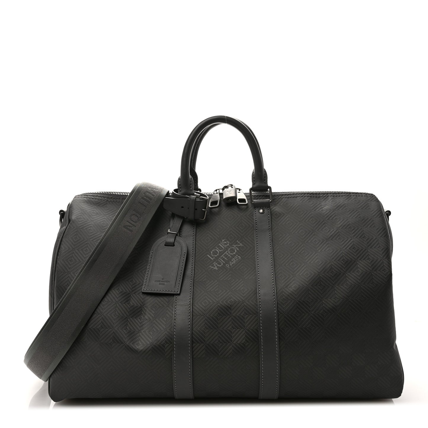Damier Carbone Keepall Bandouliere 45