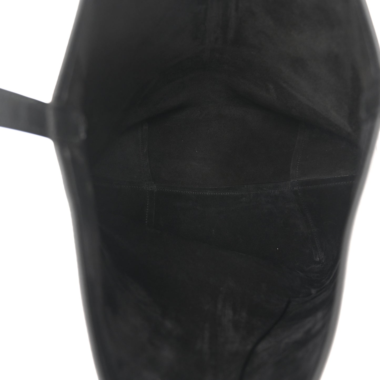 Grained Calfskin Large N/S Park Tote Black