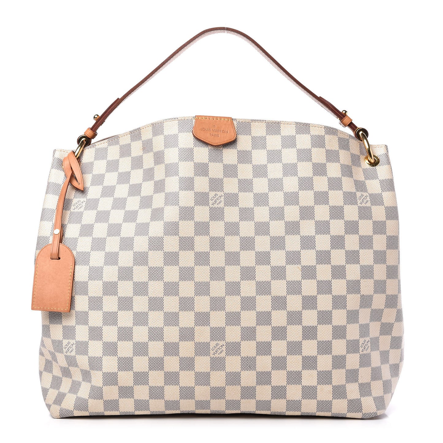 Damier Azur Graceful MM Rose Ballerine