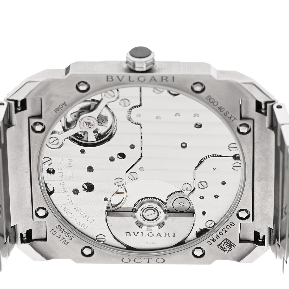 Bulgari Stainless Steel 40mm Octo Finissimo Automatic Watch Silver 4 of 5