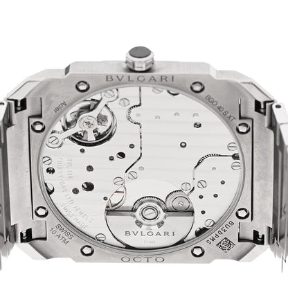 Bulgari Stainless Steel 40mm Octo Finissimo Automatic Watch Silver 4 of 5