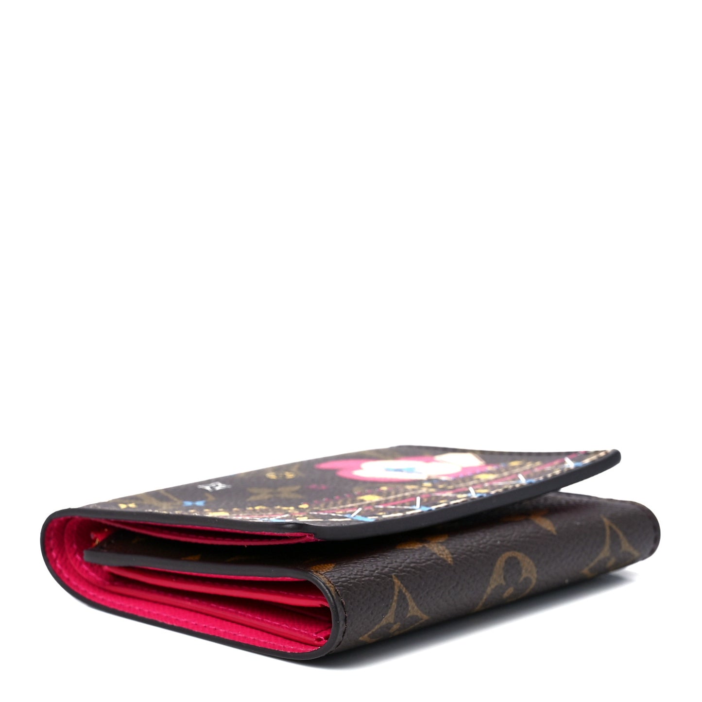 Monogram 2020 Christmas Animation Roller Coaster Victorine Wallet Pivoine