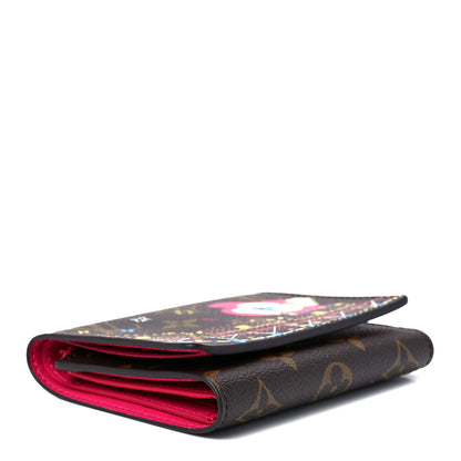 Louis Vuitton Monogram 2020 Christmas Animation Roller Coaster Victorine Wallet Pivoine 4 of 13