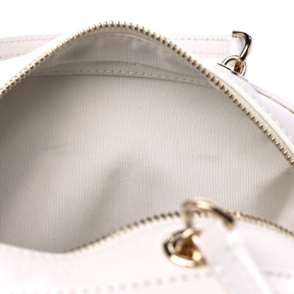 Chanel Calfskin Stitched Cube Top Handle Crossbody Bag White 10 of 12