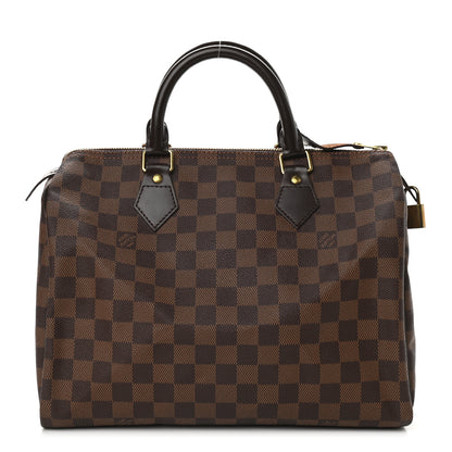 Louis Vuitton Damier Ebene Speedy 30 1 of 10
