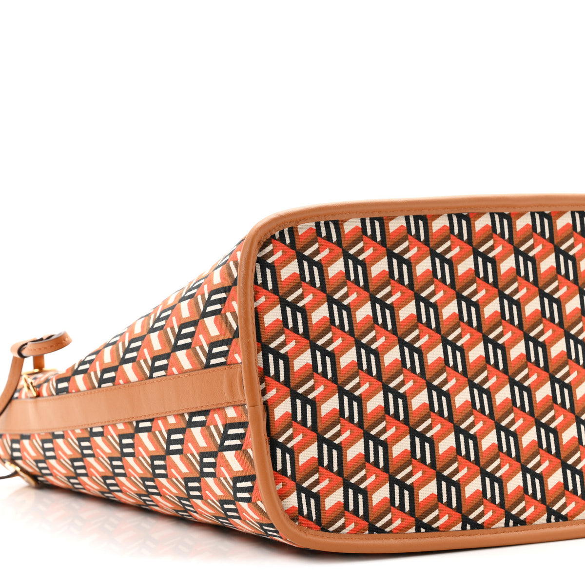 Visetos Medium Liz Reversible Shopper Tote Cognac