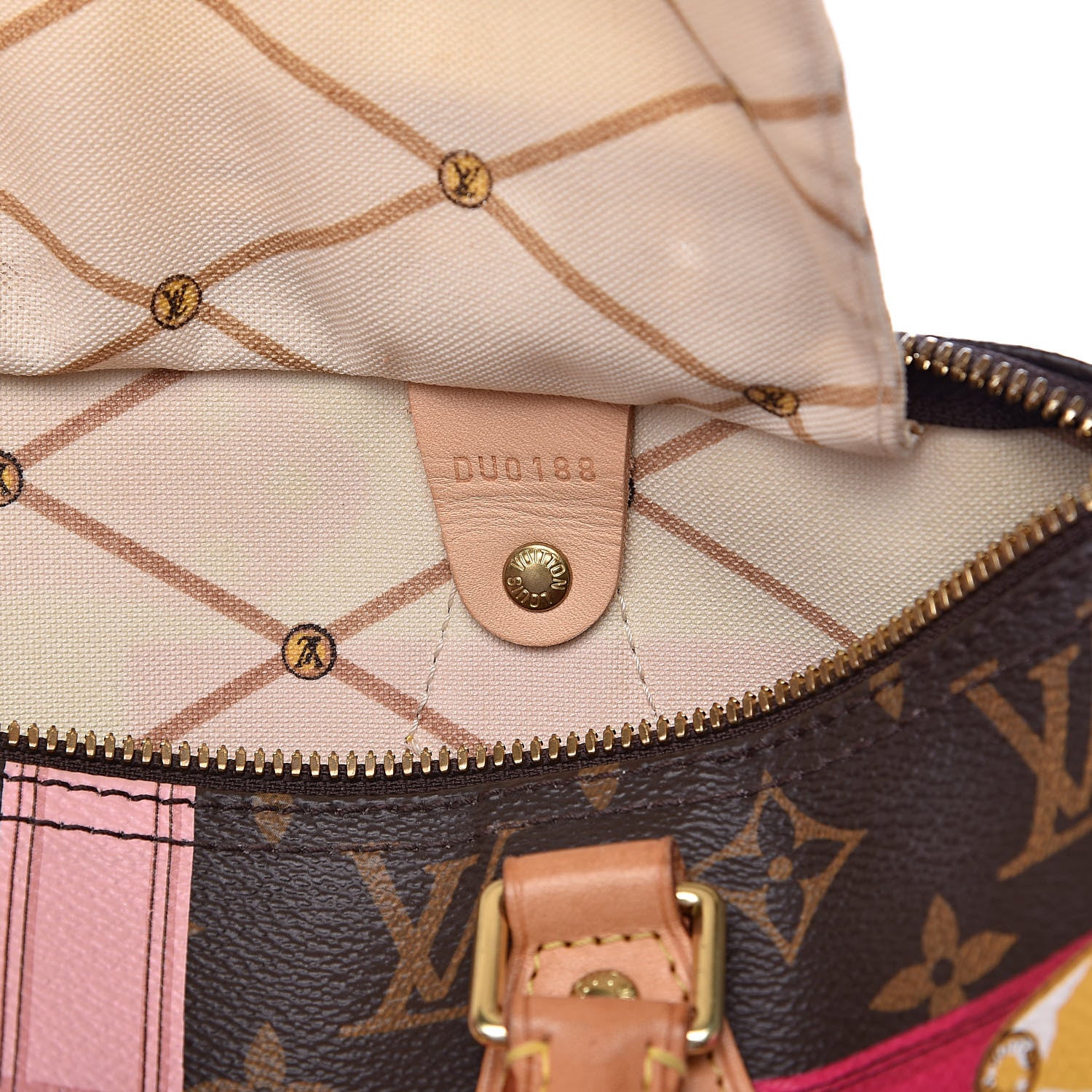 Louis Vuitton Monogram Summer Trunks Speedy Bandouliere 30 6 of 17