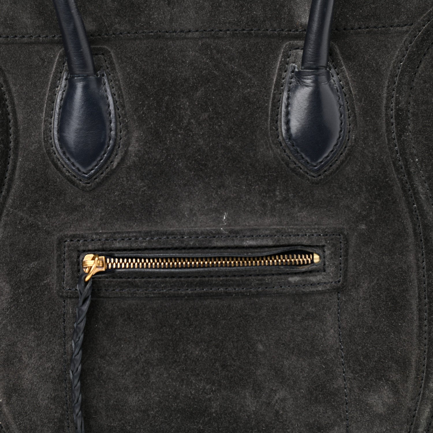 Celine Suede Medium Phantom Luggage Anthracite 5 of 12