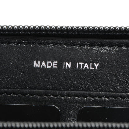 Chanel Lambskin Quilted Boy Zip Around Wallet Black 7 of 8