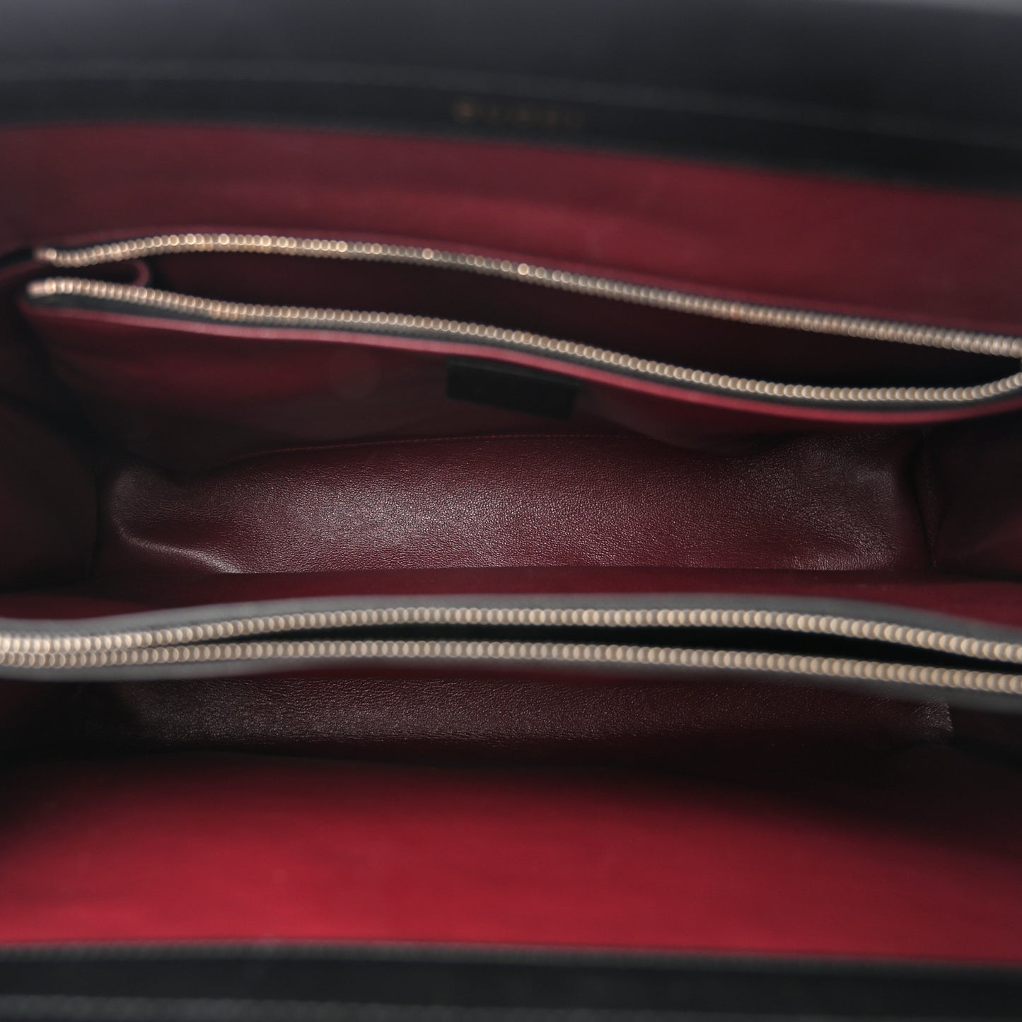 Smooth Calfskin Medium Zumi Top Handle Bag Black