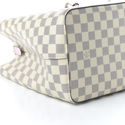 Louis Vuitton Damier Azur Neonoe MM Eau De Rose 6 of 10