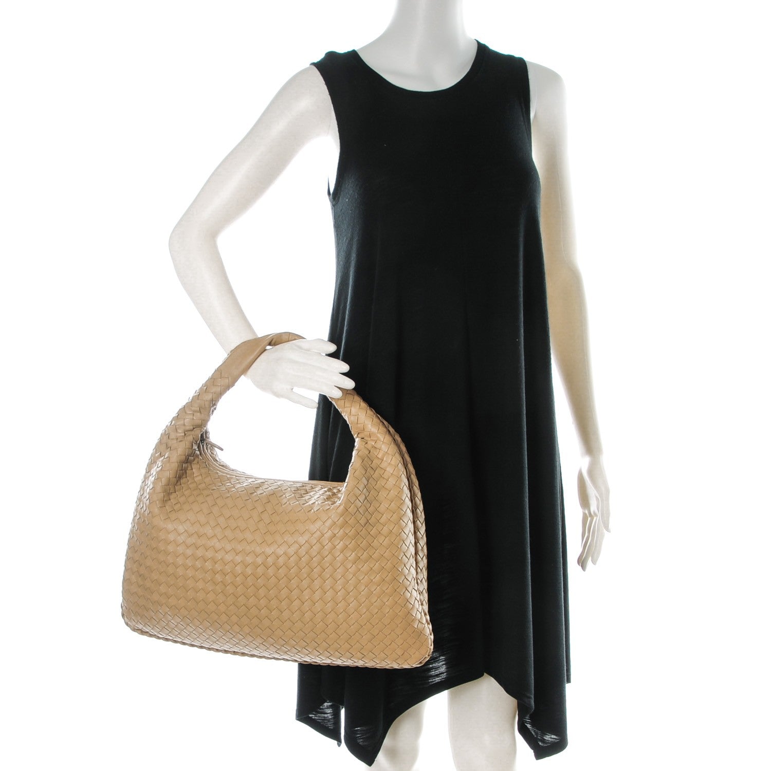 Bottega Veneta Nappa Intrecciato Large Veneta Hobo Camel 2 of 9