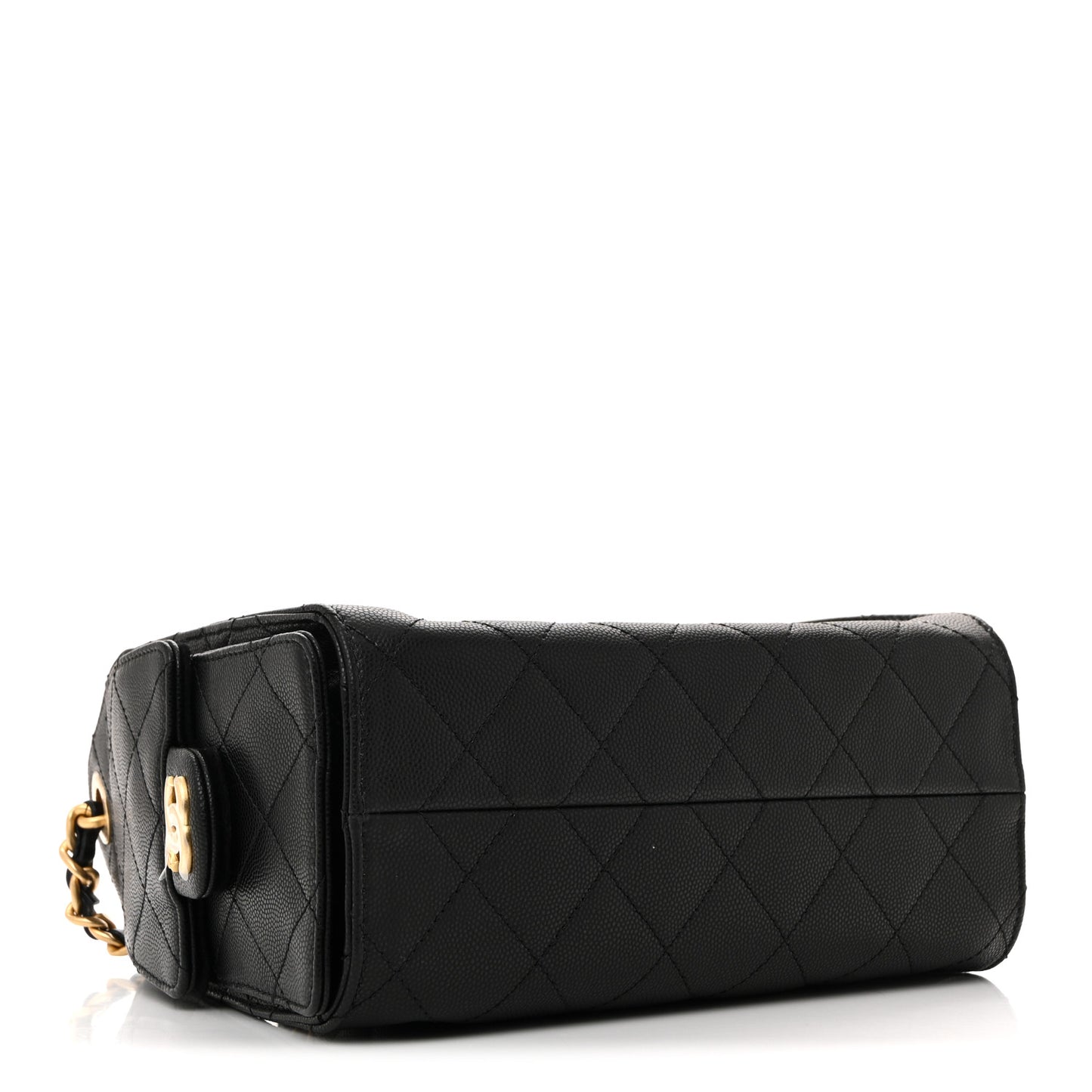 Caviar Quilted Mini Chanel 25 Handbag Black