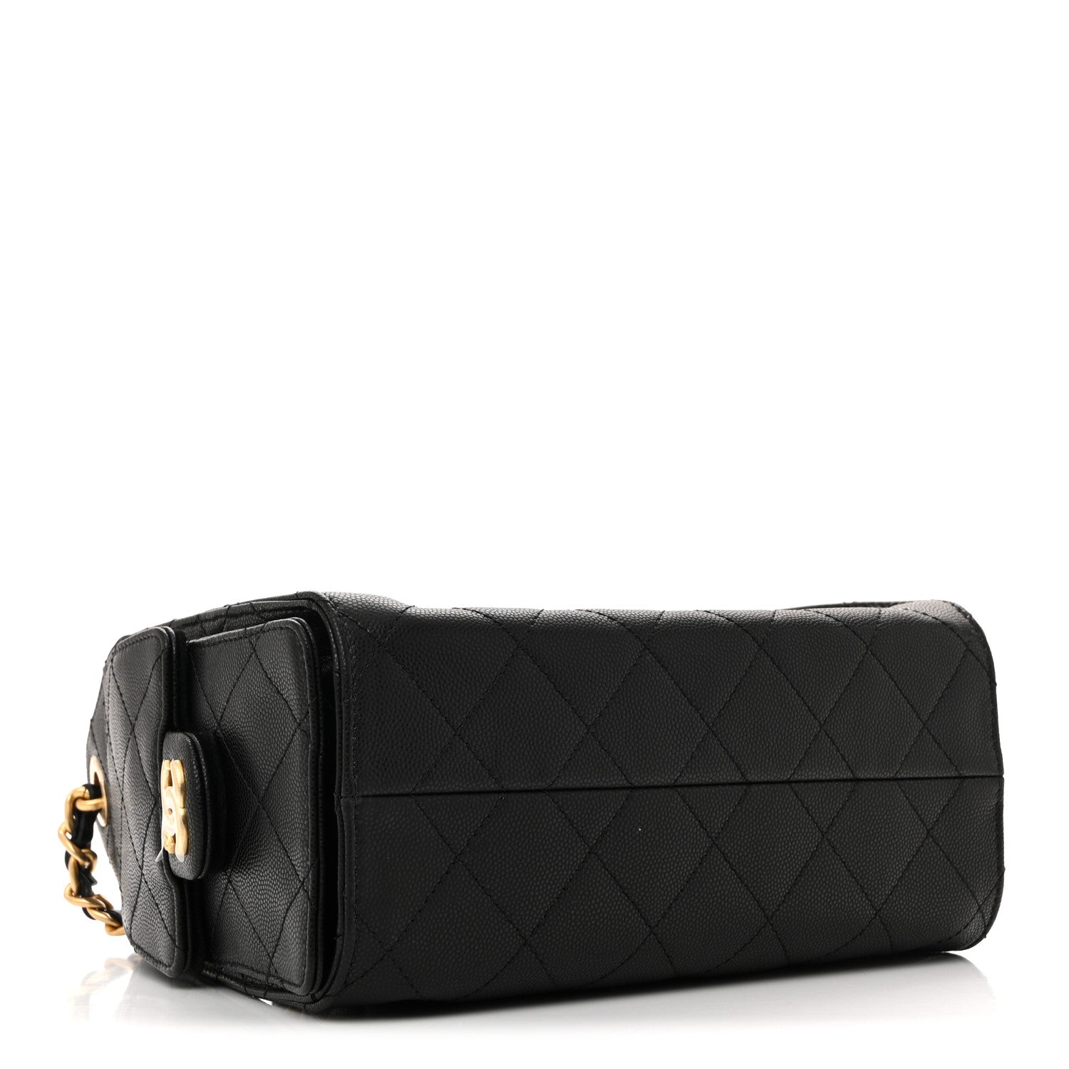 Chanel Caviar Quilted Mini Chanel 25 Handbag Black 4 of 11