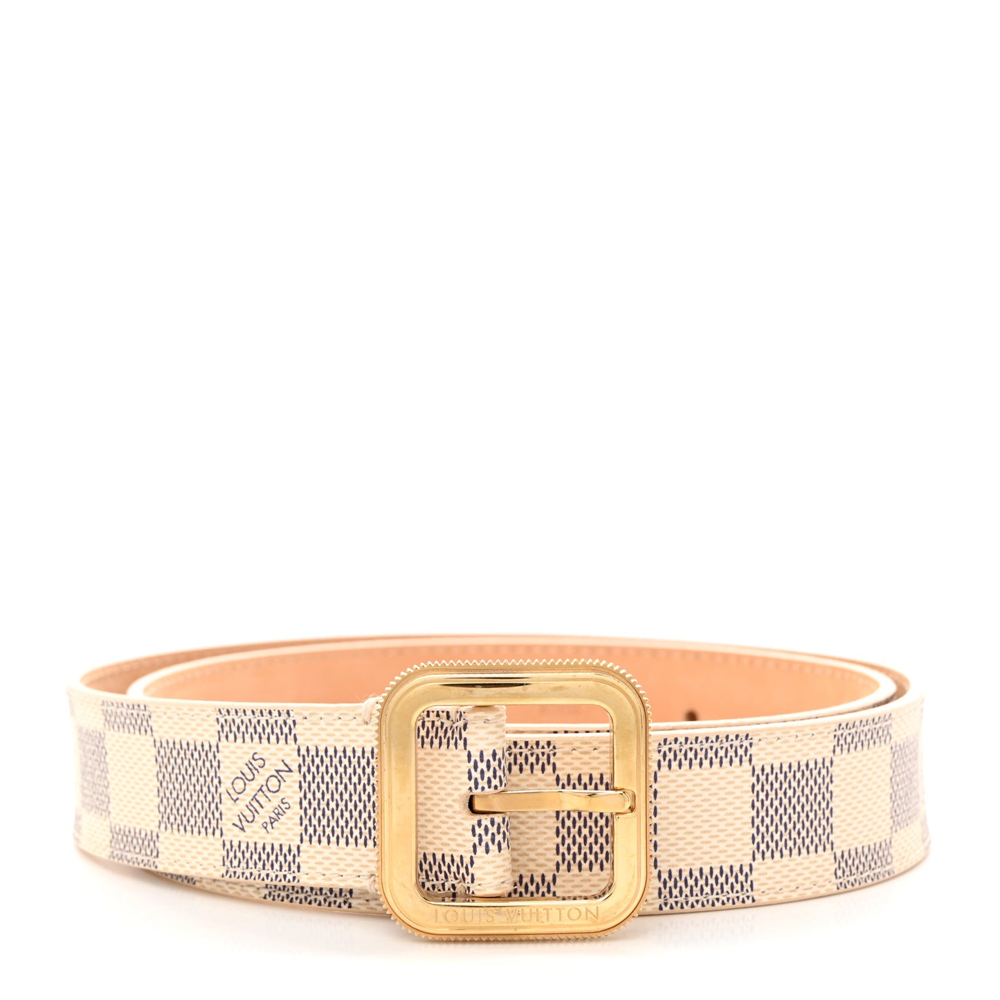 Damier Azur 30mm Tresor Belt 80 32