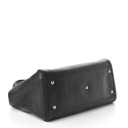 Gucci Pebbled Calfskin Medium Soho Shoulder Bag Black 4 of 10