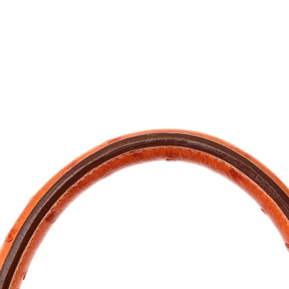 Hermes Ostrich Birkin 35 Orange 15 of 16