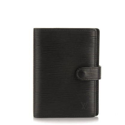 Louis Vuitton Epi Small Ring Agenda Cover Black 1 of 6