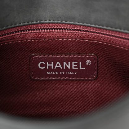 Chanel Calfskin Diamond Embossed New Chic Flap Grey 5 of 11