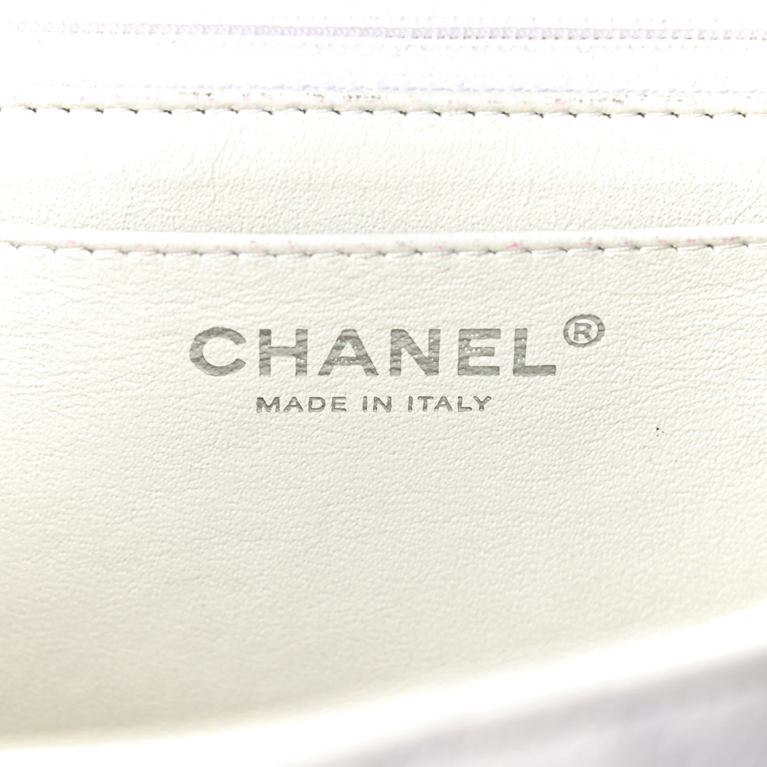 Chanel Caviar Quilted Jumbo Single Flap White 8 of 13