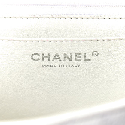 Chanel Caviar Quilted Jumbo Single Flap White 8 of 13