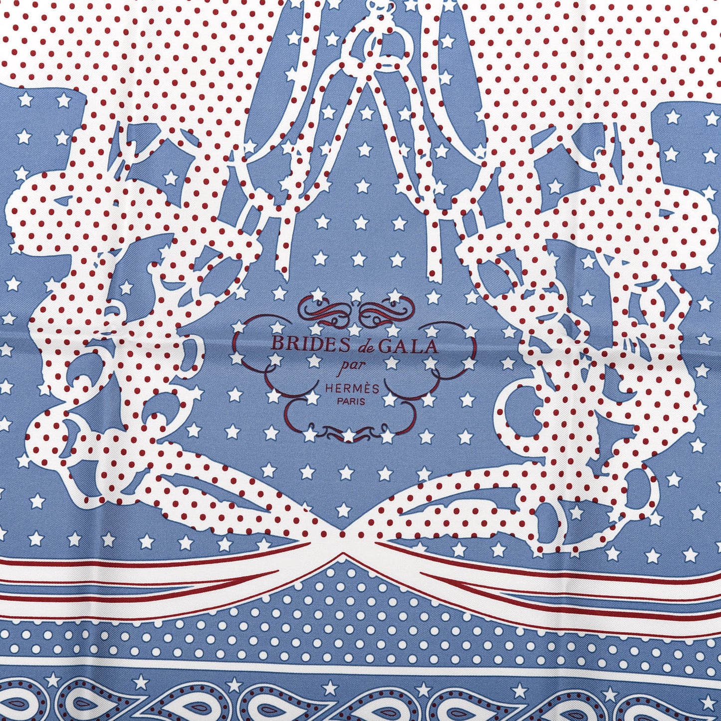 Silk Brides De Gala A Pois Bandana Scarf 55