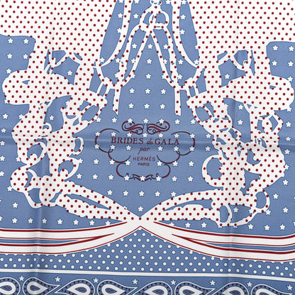 Hermes Silk Brides De Gala A Pois Bandana Scarf 55 4 of 4
