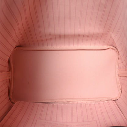 Louis Vuitton Damier Ebene Neo Neverfull MM Rose Ballerine 6 of 10