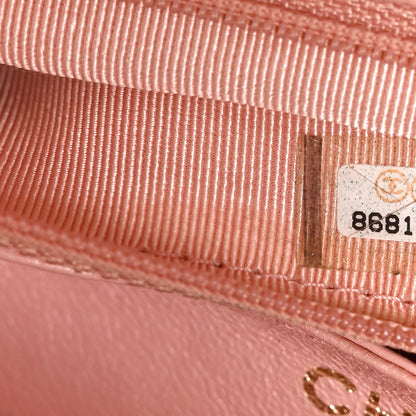 Chanel Caviar Quilted Jumbo Kelly Flap Pink 7 of 10