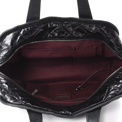Chanel Iridescent Calfskin In The Mix Bowler Black 6 of 12