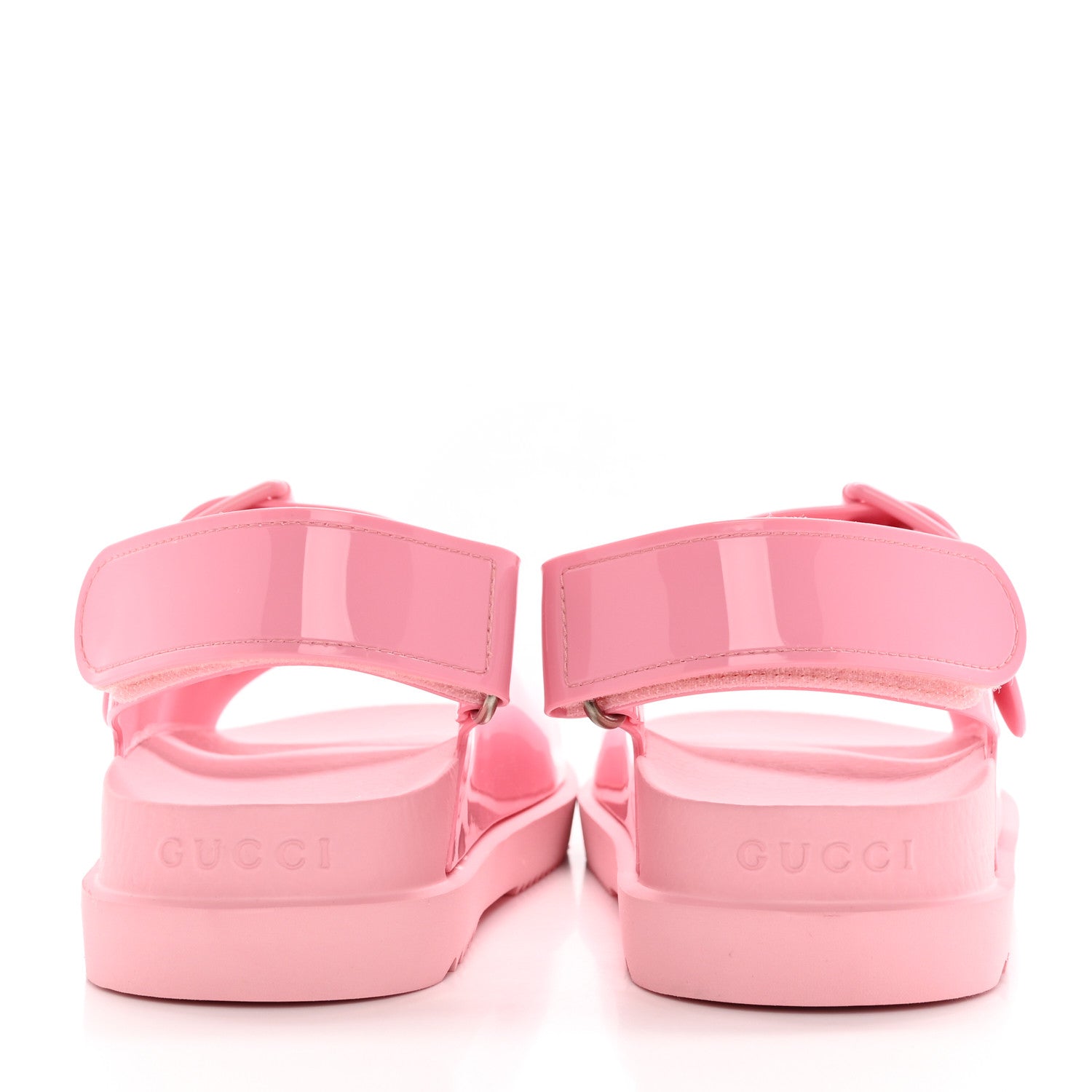 Gucci Rubber Mini Double G Womens Isla Dad Sandals 35 Wild Rose 5 of 11