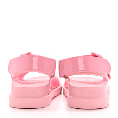 Gucci Rubber Mini Double G Womens Isla Dad Sandals 35 Wild Rose 5 of 11