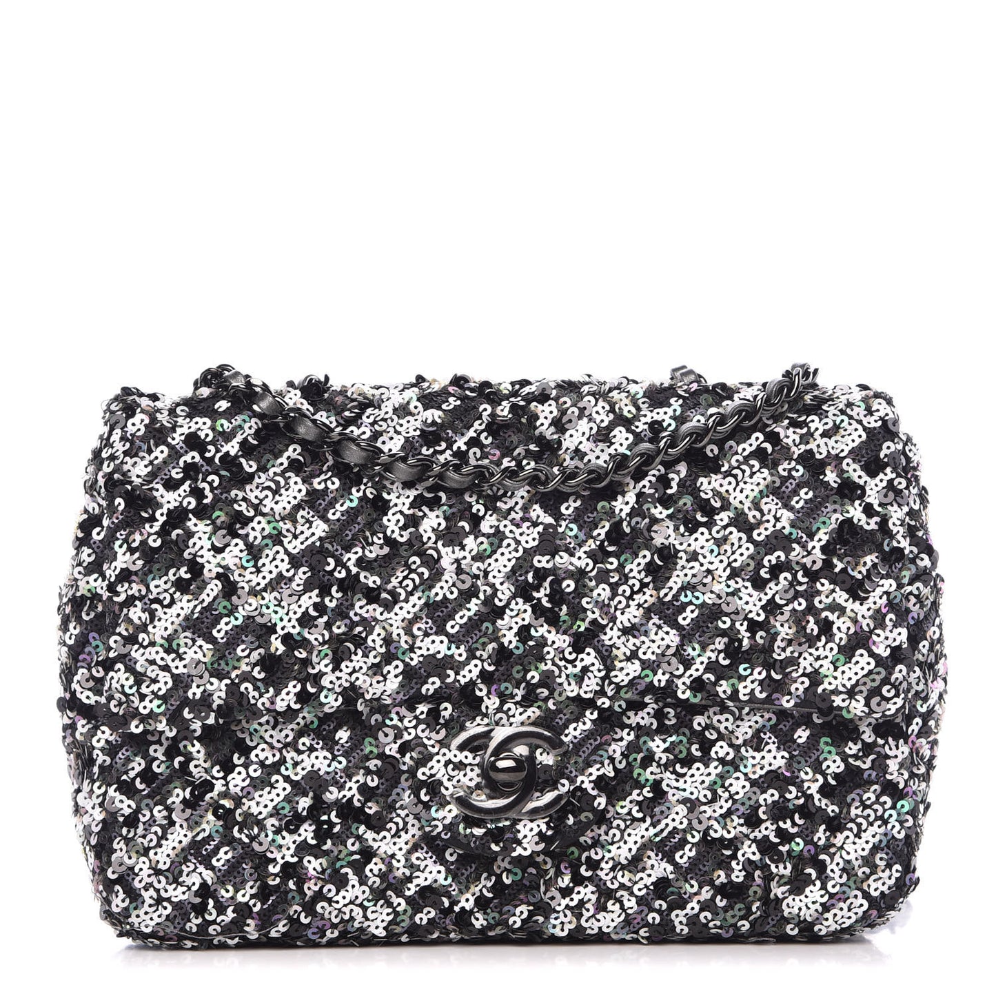 Sequin Small Single Flap Multicolor