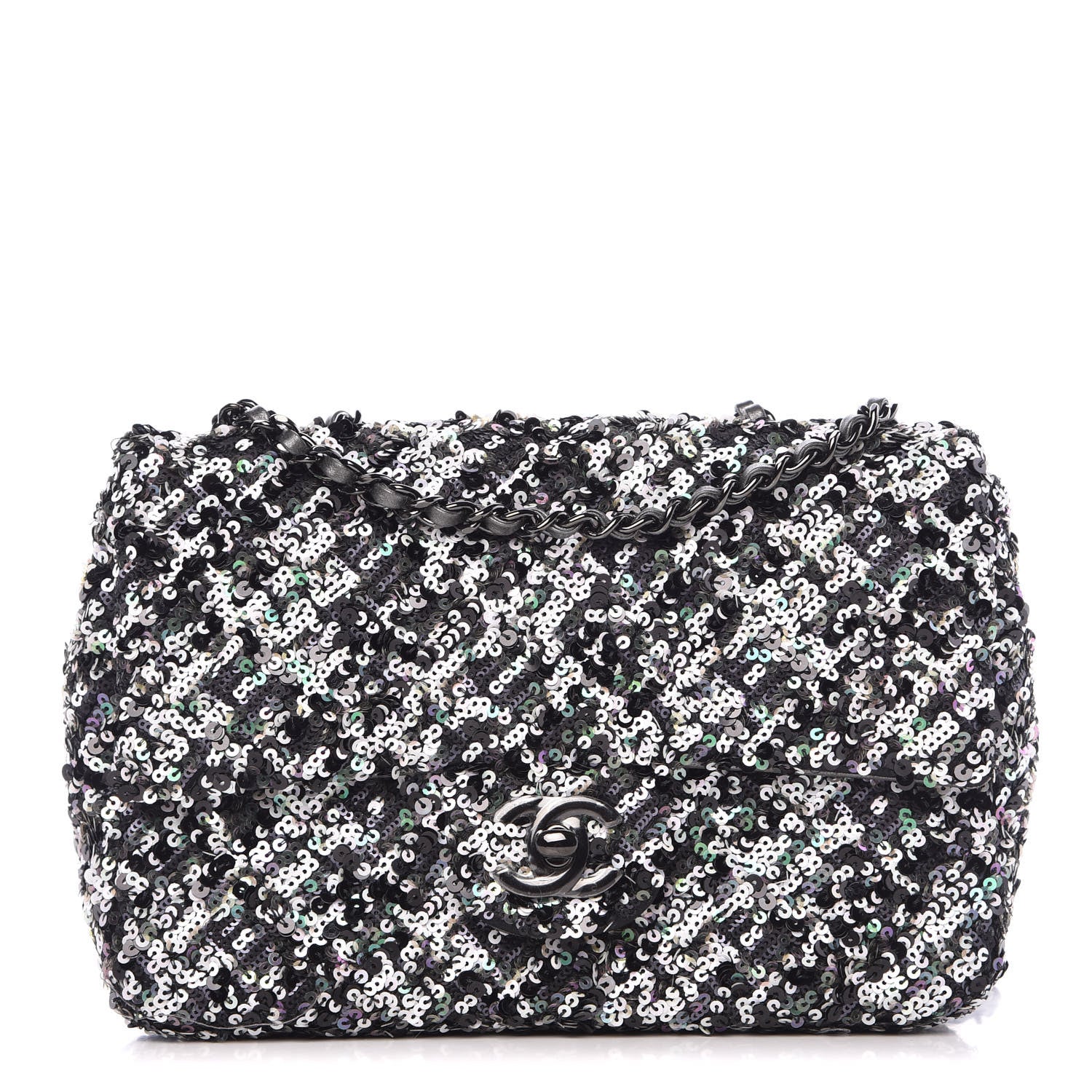 Chanel Sequin Small Single Flap Multicolor 1 of 9