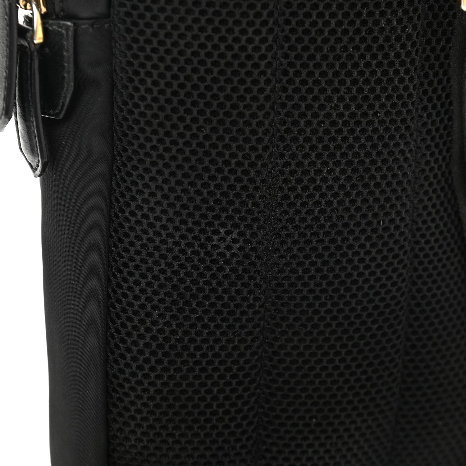 Fendi Nylon Vitello Liberty Metal Monster Eyes Sling Bag Black 11 of 11