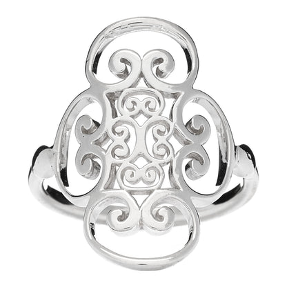 Tiffany Sterling Silver Paloma Picasso Venezia Goldoni Quadruplo Ring 54 6.75 1 of 3