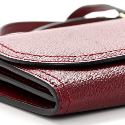 Burberry Grainy Calfskin Henley Wallet On Chain Burgundy 9 of 12