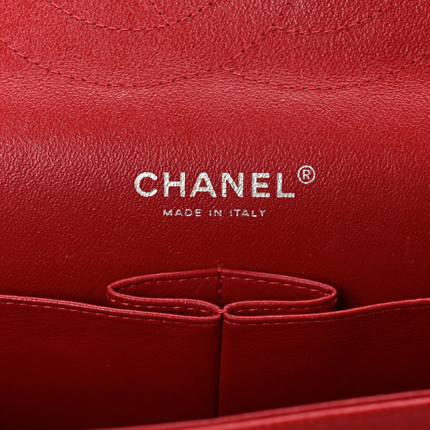 Chanel Caviar Quilted Jumbo Double Flap Red 6 of 9