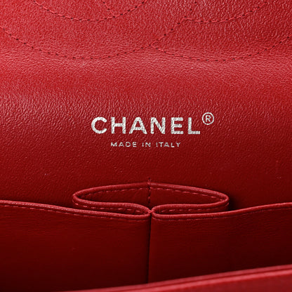 Chanel Caviar Quilted Jumbo Double Flap Red 6 of 9