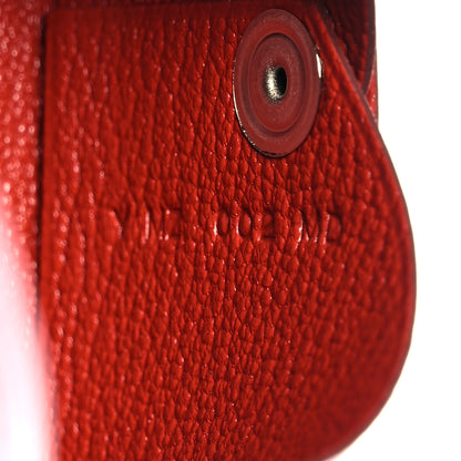 Hermes Chevre Mysore Verso Calvi Card Case Rose Ete Cuivre 7 of 8