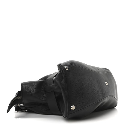 Balenciaga Grained Calfskin Waist Bag Black 4 of 10
