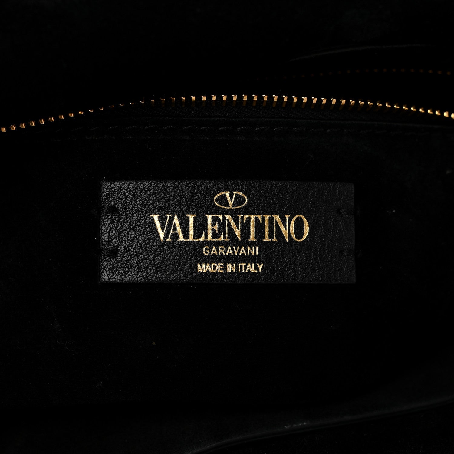 Valentino Garavani Grained Calfskin Medium Roman Stud Shoulder Bag Black 6 of 9