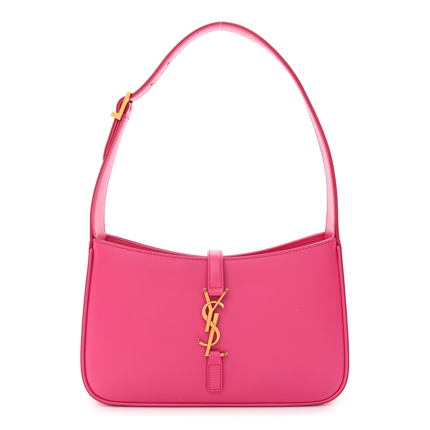Saint Laurent Smooth Calfskin Le 5 A 7 Hobo Bubblegum 1 of 10