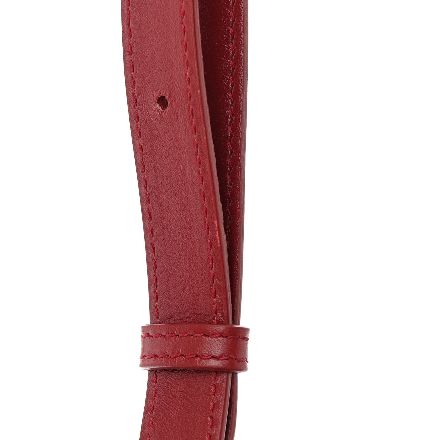 Saint Laurent Box Calfskin Le Carre Satchel Opyum Red 15 of 17