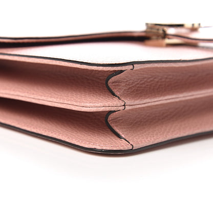 Gucci Dollar Calfskin Interlocking G Shoulder Bag Soft Pink 7 of 9