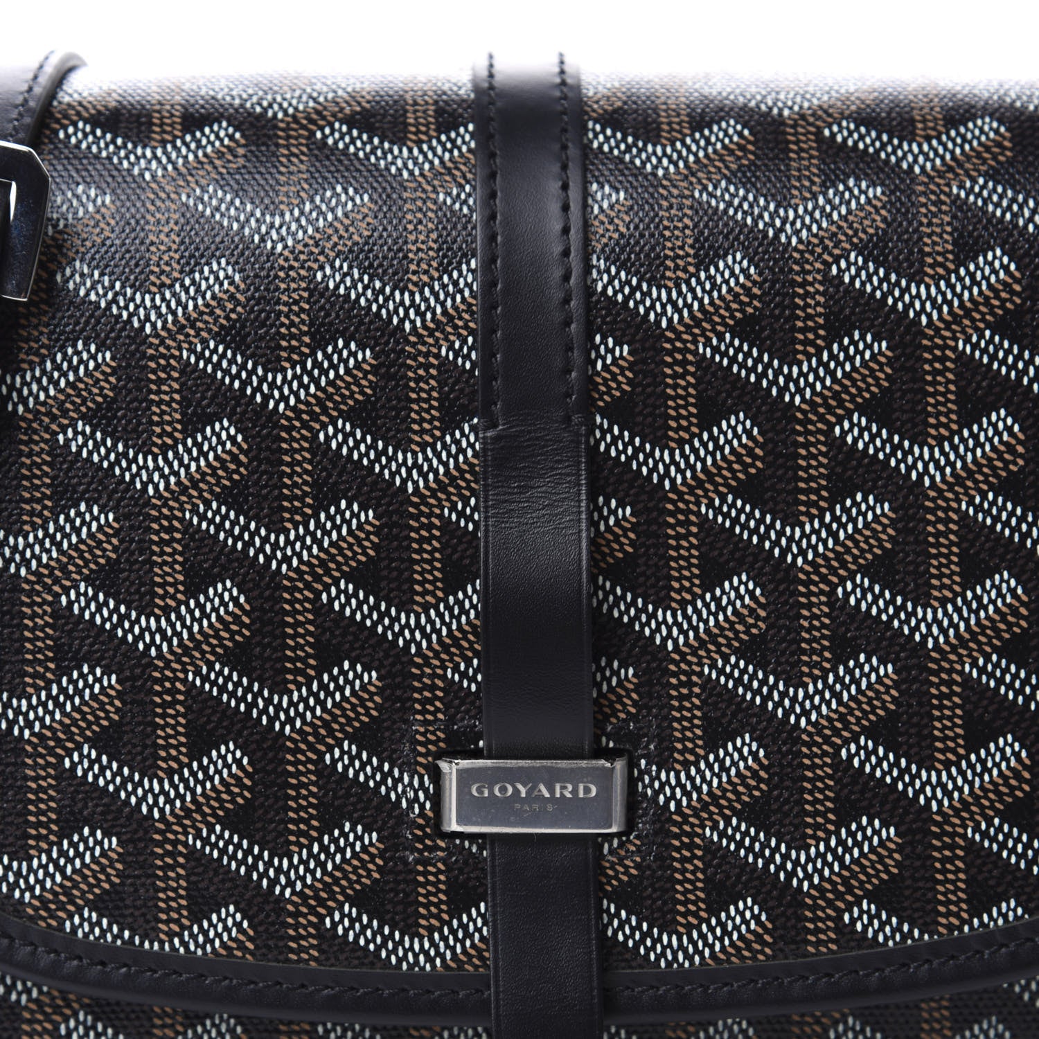 Goyard Goyardine Belvedere II PM Messenger Bag Black 9 of 9