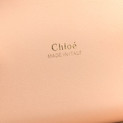 Chloe Calfskin Lizard Embossed Small Aby Lock Delicate Pink 6 of 11