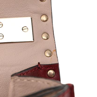 Valentino Garavani Calfskin Rockstud Top Handle Crossbody Rubin 11 of 14
