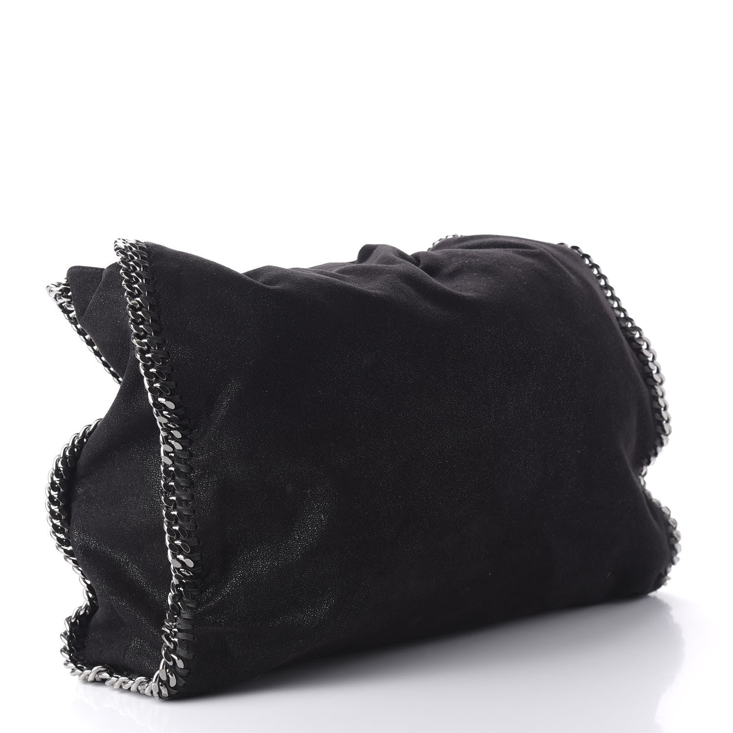 Stella McCartney Shaggy Deer Big Falabella Tote Black 3 of 9