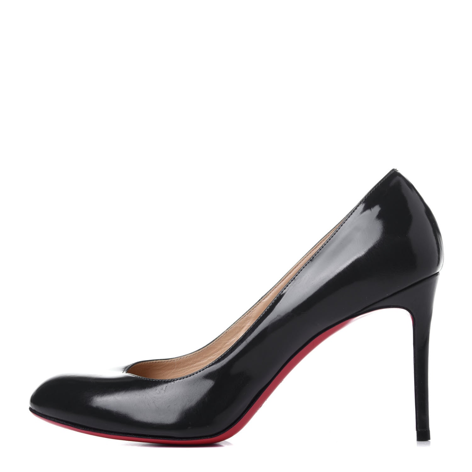 Christian Louboutin Patent Fifi 85 Pumps 38 Black 1 of 12